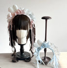 Sweet Lolita Bunny Ear Headband, Customizable Color