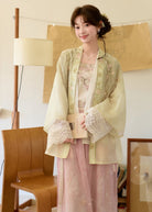 Apricot Blossom | 4-Piece Embroidered Hanfu (杏花约)