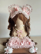 Sweet Lolita Handmade Lace Headband, Bear Ear Design