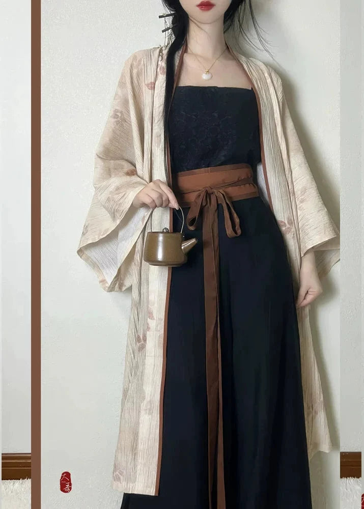 Spring Brew | 3-Piece Plus Pants Set (春水煎茶)