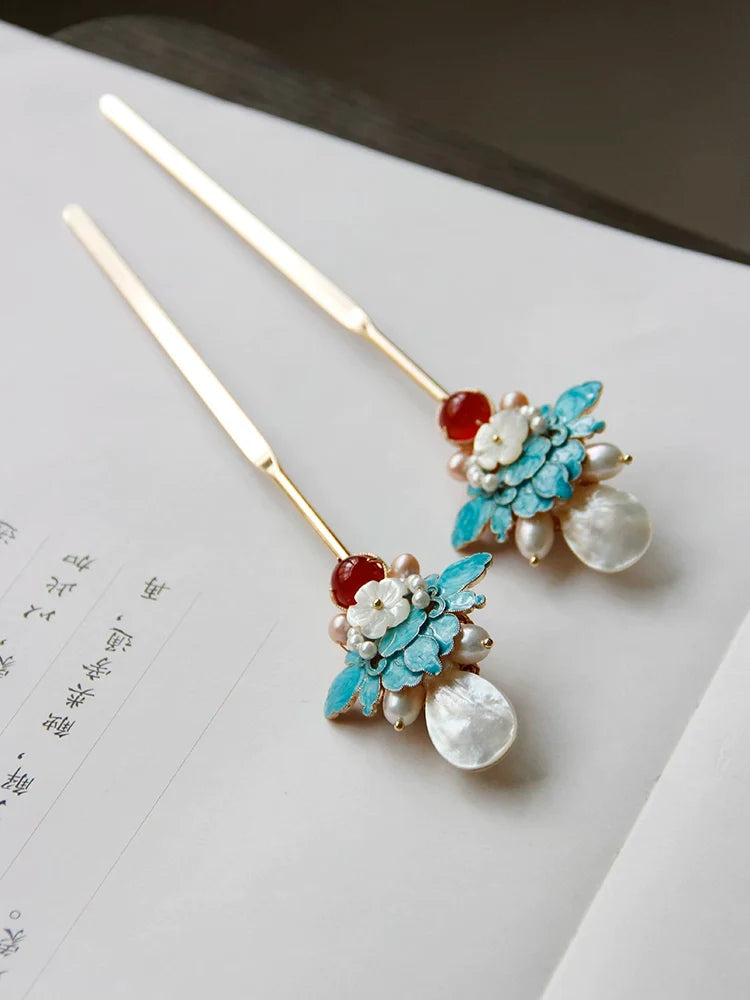 Peony Hair Stick | Ancient Chinese Hair Accessory