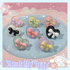 Transparent Heart Bow Adjustable Handmade Lolita Ring