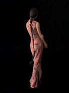 Gu Hua 古画 Ancient Painting Modernized Butterfly Textured Sleeveless Qipao