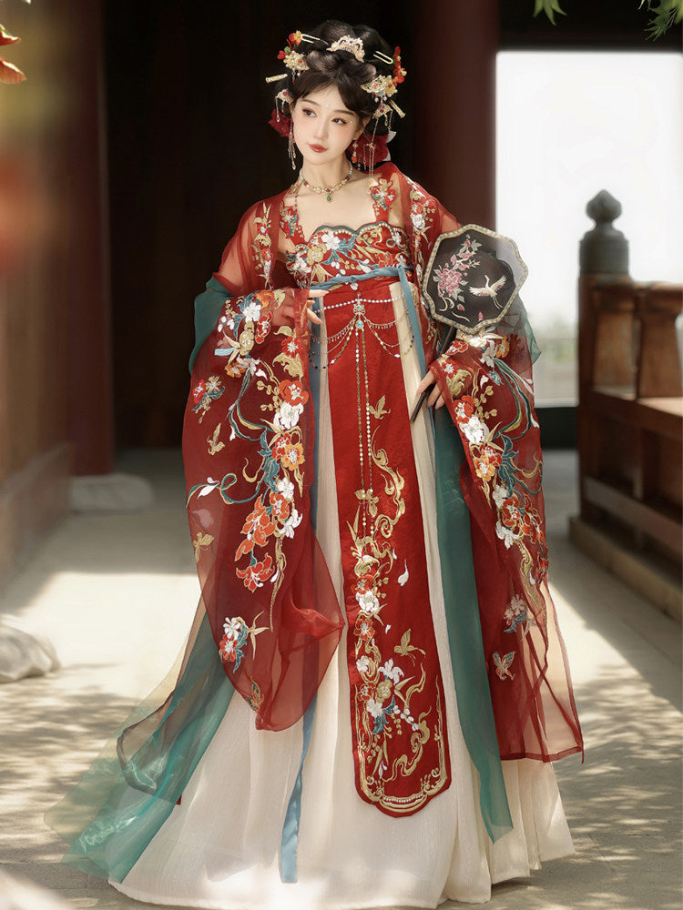 Ruyi | Tang Dynasty Qixiong Ruqun Hanfu Outfit