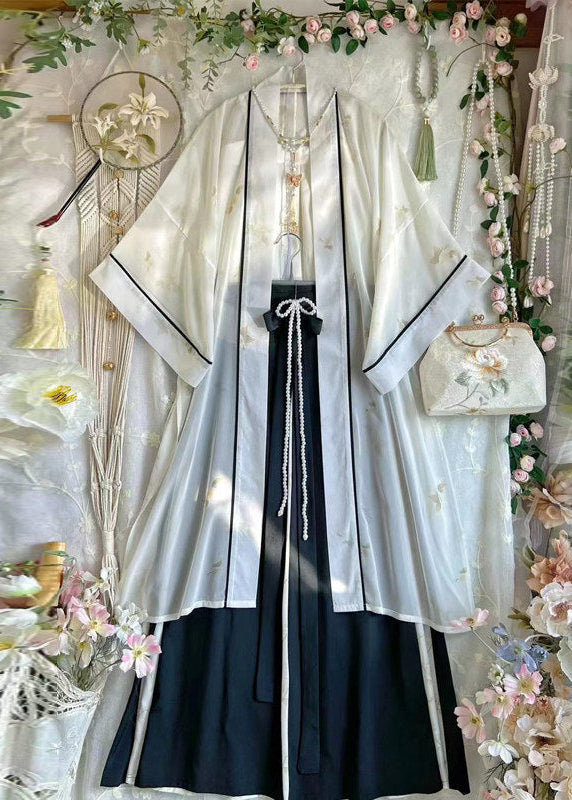 Flower Mirror | 3-Piece Modern Hanfu Set (繁花镜)