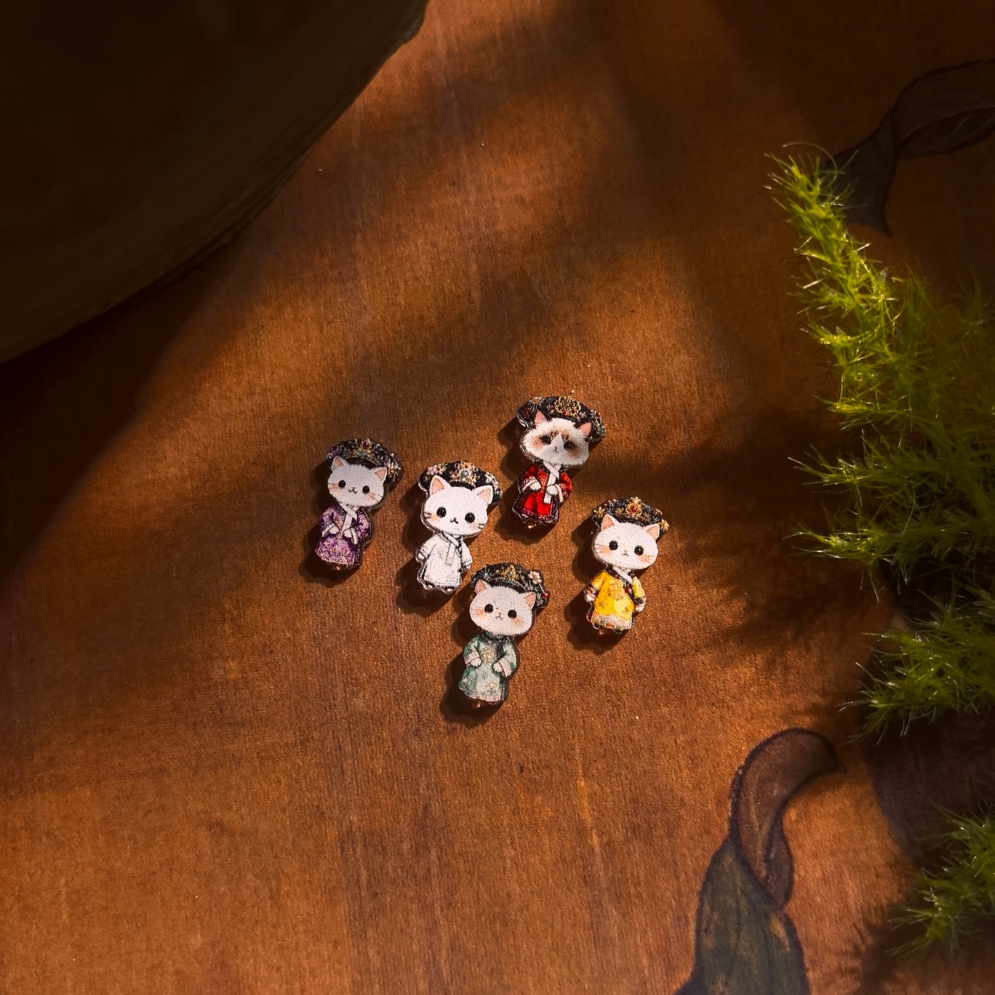 Cat Empresses in the Palace Ear Studs | Hanfu Jewelry