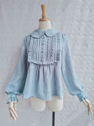 J-fashion Ruffle Cotton Lolita Blouse