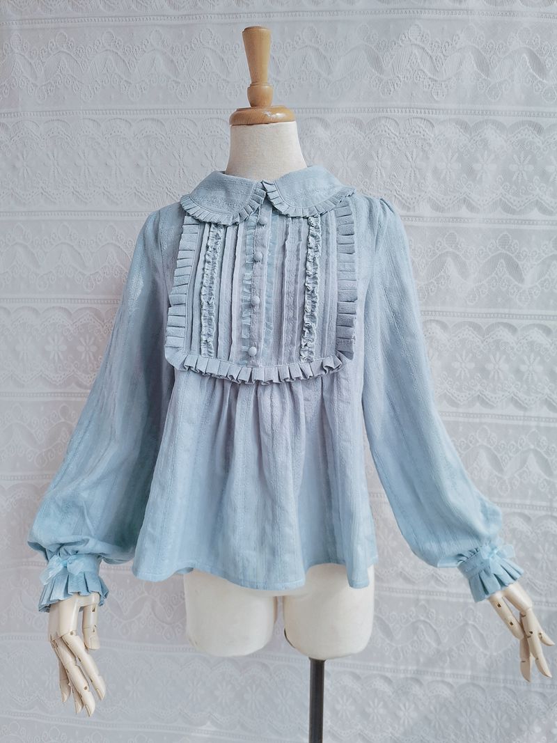 J-fashion Ruffle Cotton Lolita Blouse