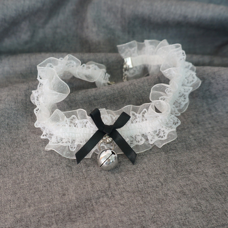 Kawaii Lolita Lace and Bell Choker
