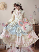 Dreamy Macaron - Sweet Lolita JSK Dress Solid Color Shirt
