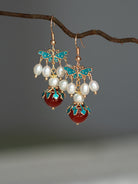 Ming Dynasty Cloud Collar Antique Earrings | Hanfu Jewelry