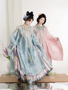Ziteng 紫藤 Wisteria Fairy Cloud Collar Late Ming Dynasty Set