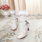 Wind Tide Rumors - Cross-Strap Sweet Lolita Handmade Shoes