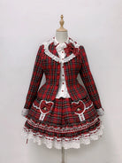 Bunny's Wish - Old School Lolita Coat, Flounce Hem Skirt