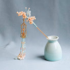 Cherry Blossom Tassel Hair Stick | Ancient Chinese Hair Accessory