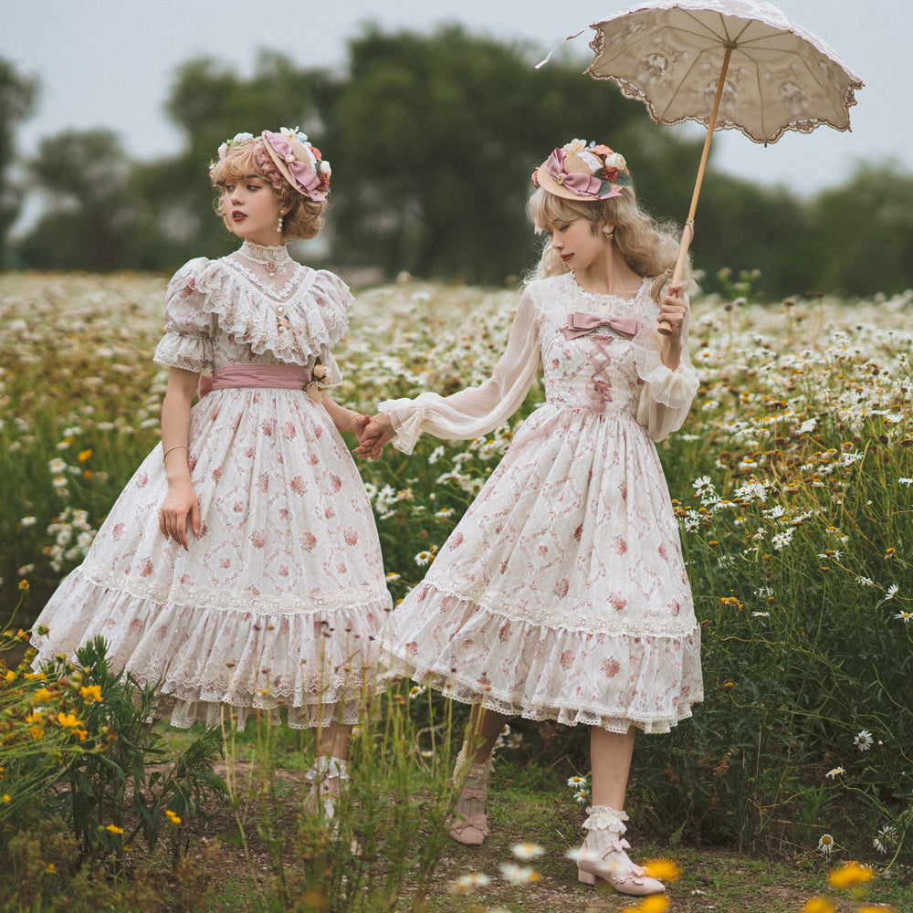 Woody Rose - Elegant Floral Lolita JSK Dress