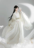 White Bamboo | 6-Piece Embroidered Hanfu (玉龙赋)