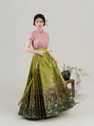 Chinese Blouse & Mamian Skirt Outfit | Fanhua Fu 繁花赋