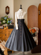 Forest Revelation - Classic Lolita Fishbone Long Skirt, Side Pockets
