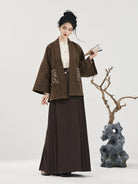 Ming Dynasty Modern Hanfu Mamianqun Outfit - Return to Autumn 归秋