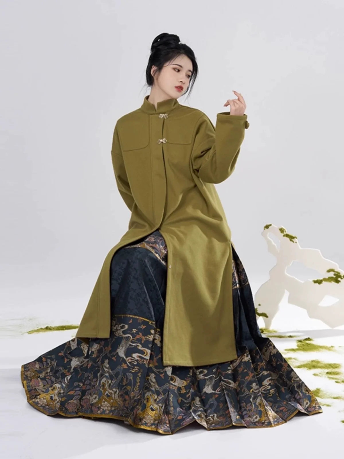 Ming Dynasty Modern Hanfu Mamianqun Outfit - Wulingsan 五苓散
