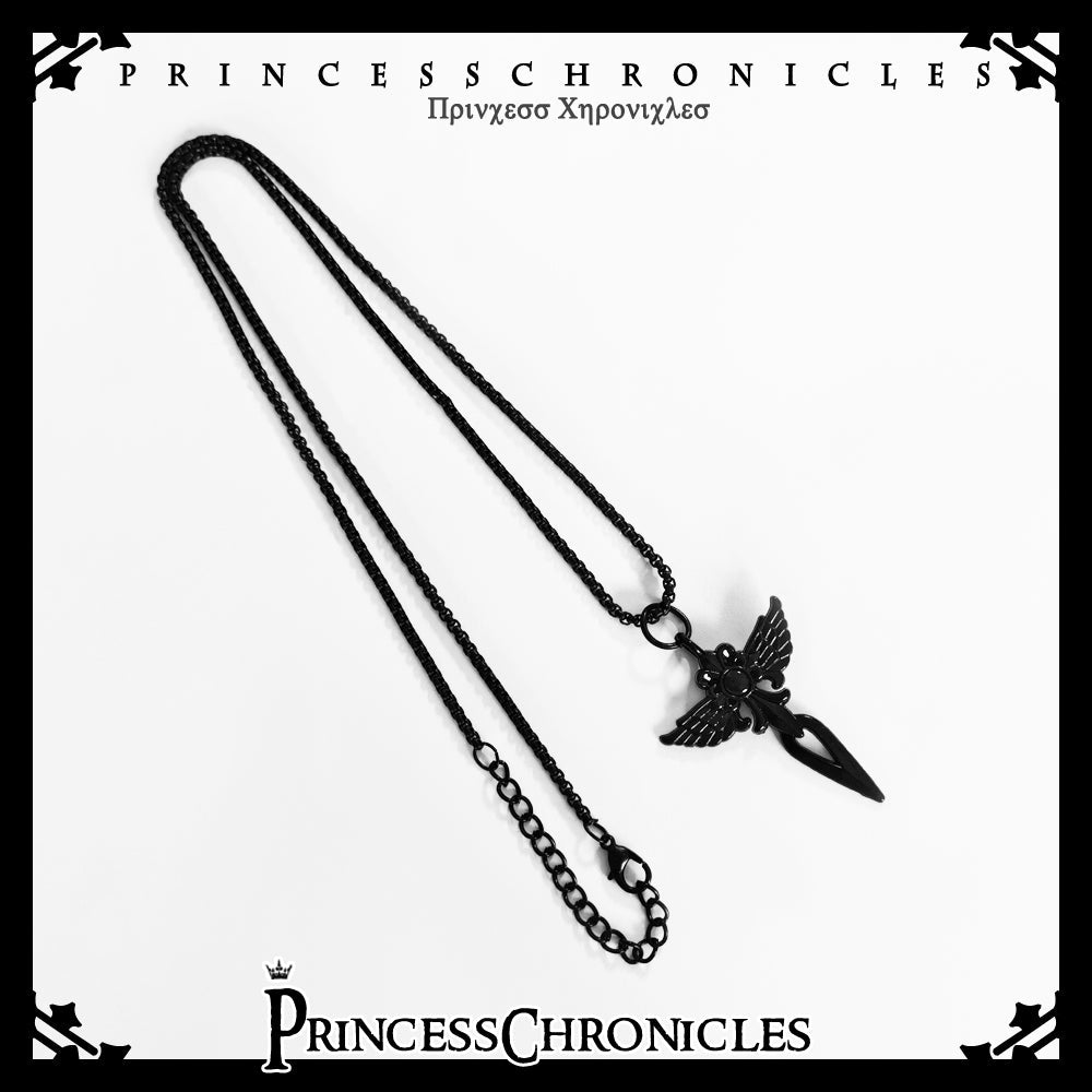 Retro Gothic Black Necklace