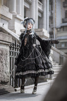 Fate Quartet Bridal - Gothic Lolita Tiered Hem JSK Dress