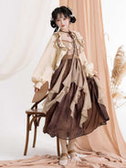 New Chinese Style Vintage Slip Dress and Cardigan for Summer - Midie 迷蝶