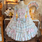 Candlelight Sonata - Sweet Lolita Long Sleeve OP, Tiered Ruffles