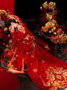 The Tang Dynasty Wedding, Bridal Gown, Song of Peace 太平笙歌 (Preorder)