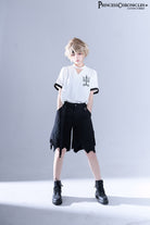LueYingGuiTan - Ouji Lolita White Embroidery Shirt