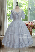 Lacey 2.0 - Classic Lolita OP Lace Collar Open Front Dress