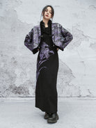 New Chinese Style V-Neck Butterfly Fringed Short Jacket for Autumn and Winter - Yinchuan 引川