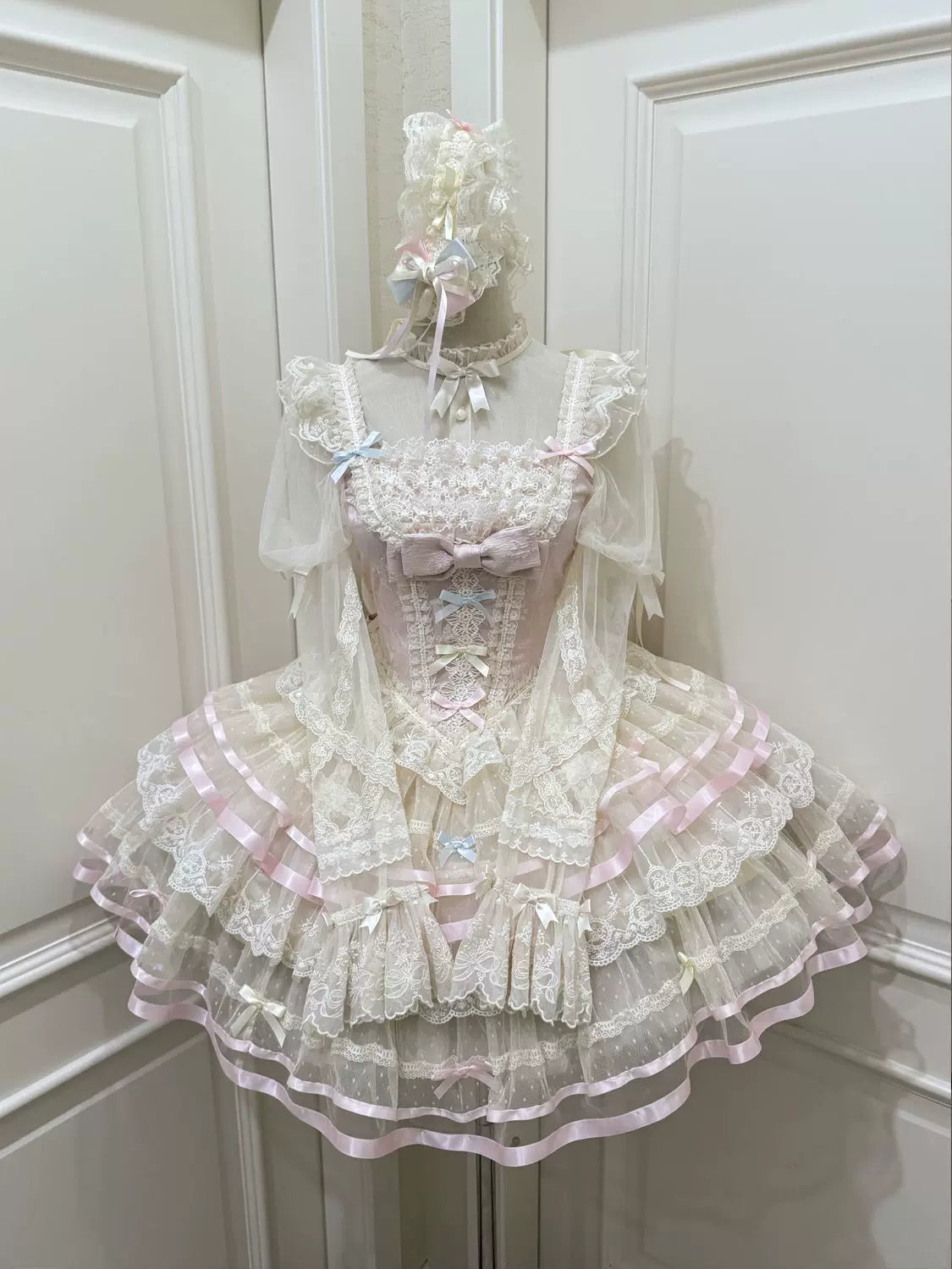 Butterfly Ballet - Sweet Lolita JSK Dress, Layered Tulle Hem