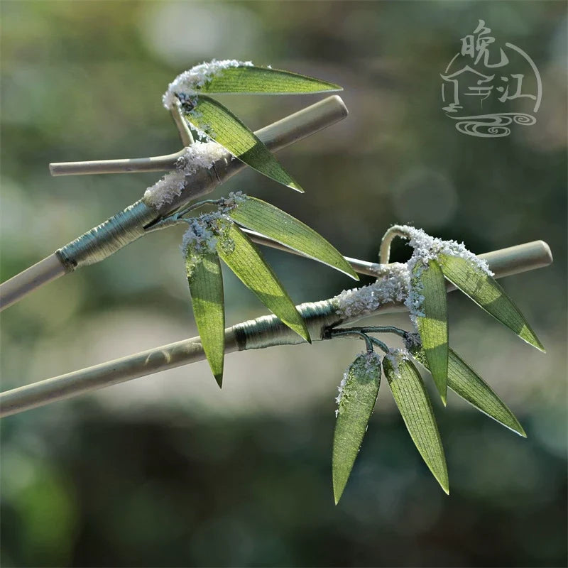 Snow Bamboo Hair Stick | Ancient Chinese Hair Accessory