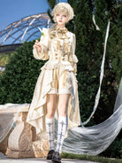 Ouji Lolita Suspender Shorts & Jacquard Shirt