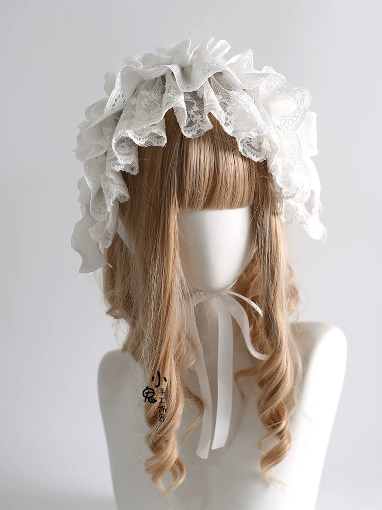 Xiaogui - Doll-Like Lace Lolita Hairband