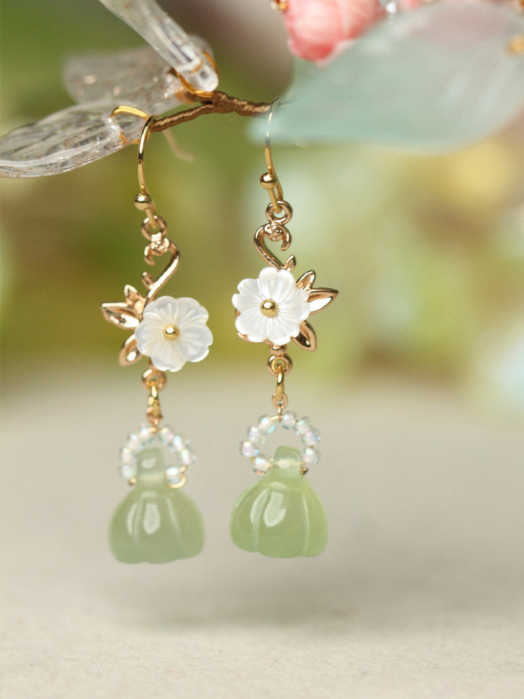 Lotus Pod Earrings | Hanfu Jewelry