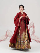 Ming Dynasty Wedding Hanfu Set & Mamian Skirt | Silk Phoenix 锦凤