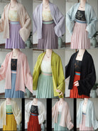 Suan Mei 酸梅 Sour Plum Song Dynasty Duanshan Various Straight Sleeve Short Tops