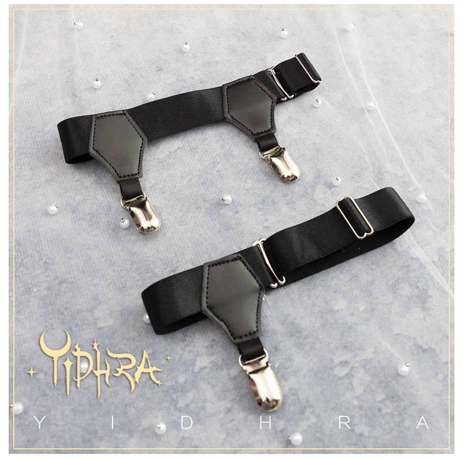 Yidhra - Lolita Tights Holdups Anti-slip Leg Clips