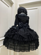 Dream Prelude - Dreamy Princess Lolita JSK Dress Suit, Tiered Lace Pink JSK Only S