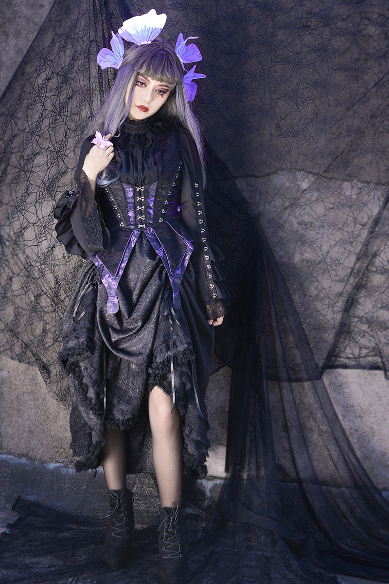 Herbarium - Gothic Lolita Skirt Set Vest Blouse Multicolors