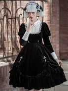 Sweet Date - Halloween Gothic Lolita OP Dress Princess Winter Dress