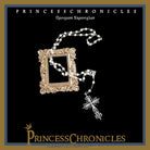 Gothic Lolita Cross Shaped Pearl Necklace