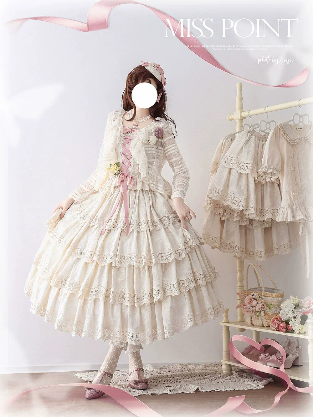 Forest Waltz - Classic Lolita Tiered Skirt Multi-layer Embroidered SK