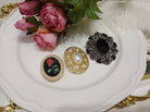 French Rose - Lolita Brooch and Waist Tie