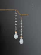 Icy Droplets Earrings | Hanfu Jewelry