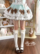 Roji Roji - Lolita Calf & Over-Knee Socks, Pom-Pom Accents