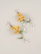 Moon Laurel Earrings | Hanfu Jewelry